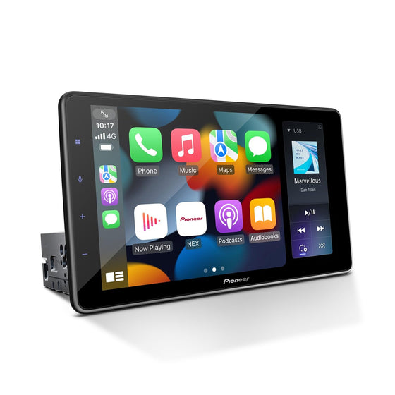 Pioneer DMH-WT3800NEX 9" Capacitive Touchscreen, Floating Display – Wireless & Wired Apple CarPlay & Android Auto, Alexa, Bluetooth, FLAC, Backup Camera, HD Radio
