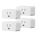 Amazon Basics Smart Plug, Works with Alexa Only, Voice Control, Remote APP Control, Schedule, Compact Design, Versatile, 2.4 GHz Wi-Fi, No Hub Required, 4-Pack, White ASIN B0CL9D9HM4 Amazon original image 1