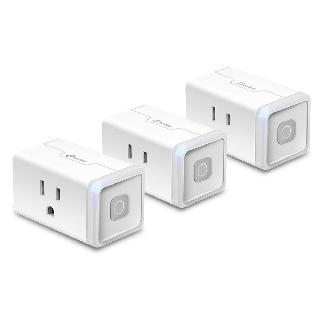 Kasa Smart Plug HS103P3, Smart Home Wi-Fi Outlet Works with Alexa, Echo, Google Home & IFTTT, No Hub Required, Remote Control,15 Amp,UL Certified, White, 3 Count (Pack of 1) ASIN B07S57PQSM Amazon original image 1