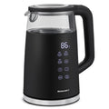 Elite Gourmet 1.7L Dual Wall Cool Touch Electric Tea Kettle, Borosilicate Glass, 304 Stainless Steel Interior, Programmed Digital Touchscreen, Keep Warm, Auto Off & Audible Indicator, Black ASIN B0CKY7KSCV Amazon original image 1