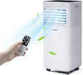 COSTWAY Portable Air Conditioner, 8000 BTU AC Unit Spaces up to 230sq.ft, with Remote Control, 24H Timer & Window Venting Kit, Sleep Mode, Suitable for Bedroom, Living Room, Office (Black, 8000BTU) ASIN B0D5CN67W3 high ticket Amazon original image 1
