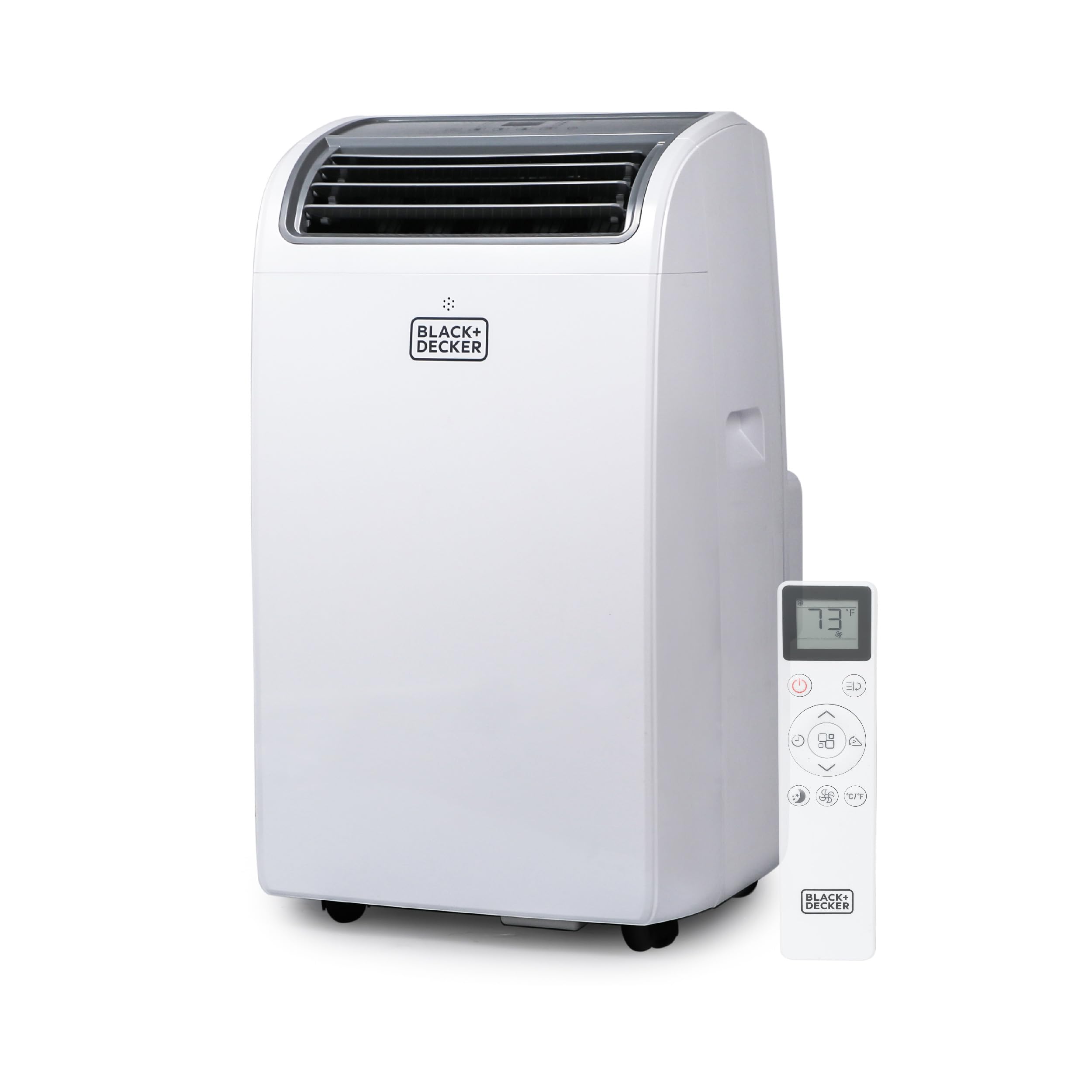 BLACK+DECKER Portable Air Conditioner,14,000 BTU Cooling, 12,000 BTU Heating for Rooms up to 700 Sq. Ft., Smart AC Unit with Follow Me Remote, BPACT14HWT, White ASIN B01DLPUWJ4 high ticket Amazon original image 1