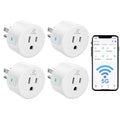 EIGHTREE Smart Plug 5GHz& 2.4GHz, 15A WiFi Smart Outlet Compatible with Alexa & Google Home, Smart Home WiFi Plug with Remote Control, Timer Outlet with Schedule, 4 Packs ASIN B0C9GJJBR9 Amazon original image 1