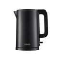 KRUPS 1.5L Electric Kettle Stainless Steel Cool Touch Interior, Fast Boiling, One Cup in 80 Seconds, Double Wall, Auto Off, Keep Warm, Hot Water Kettle Electric, Cordless, Black/White ASIN B0F9XQK18Z Amazon original image 1