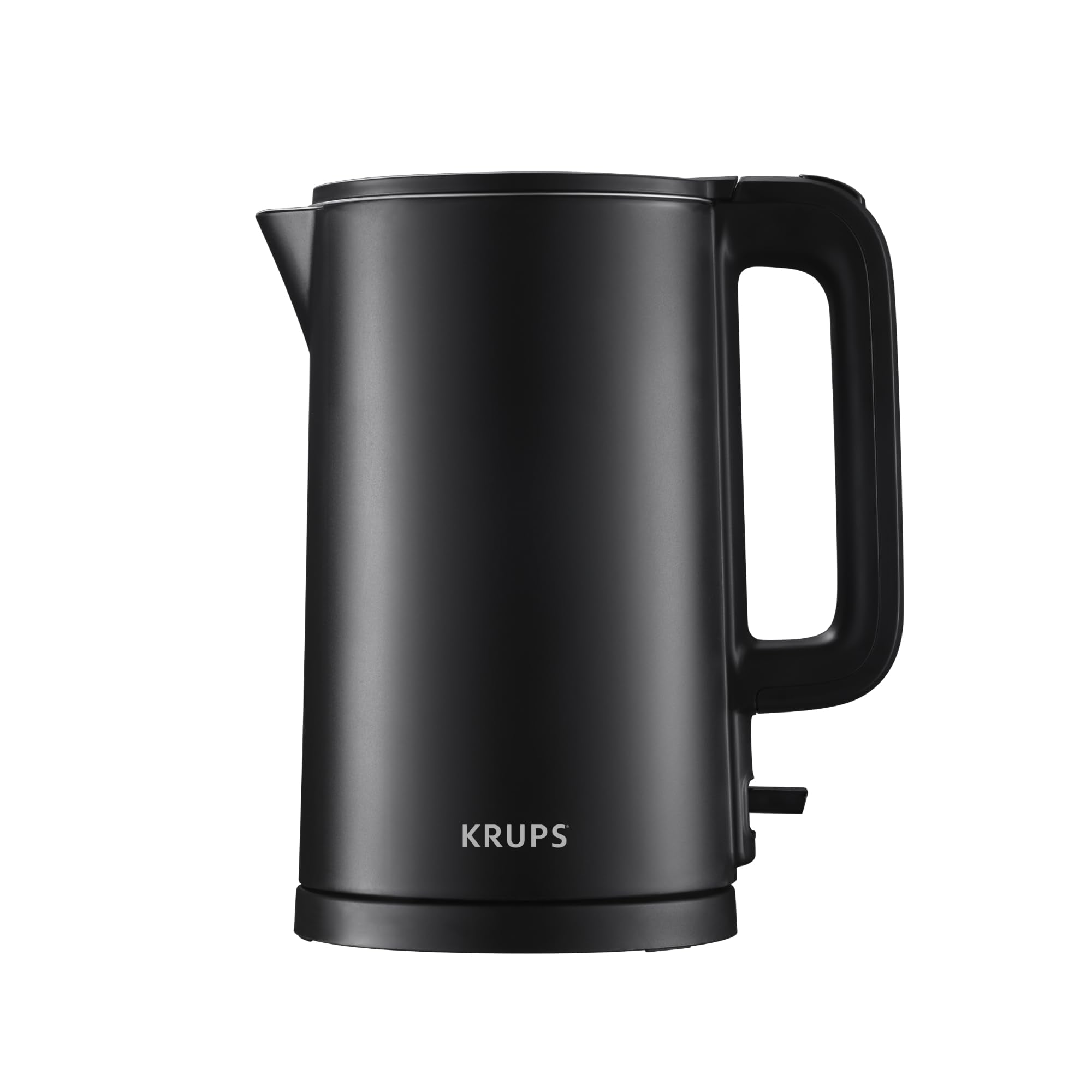 KRUPS 1.5L Electric Kettle Stainless Steel Cool Touch Interior, Fast Boiling, One Cup in 80 Seconds, Double Wall, Auto Off, Keep Warm, Hot Water Kettle Electric, Cordless, Black/White ASIN B0F9XQK18Z Amazon original image 1
