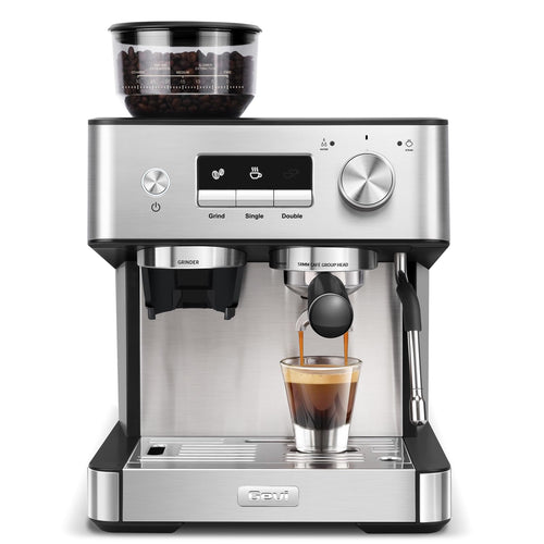 (2026 Upgrade) Gevi 20 Bar Espresso Machine with Grinder & Milk Frother, Professional Coffee Maker for Home, Cappuccino & Latte, Removable Water Tank, Steam Wand ASIN B0FD2VBCKN high ticket Amazon original image 1