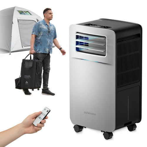 5200 BTU Portable Camping Air Conditioner, 4-in-1 Quiet Small AC Unit with 400W Low Power, Windowless AC for Tent, RV, Truck, Van, Car, Garage, Indoor & Outdoor Use(Silver) ASIN B0GK9BXP3P high ticket Amazon original image 1