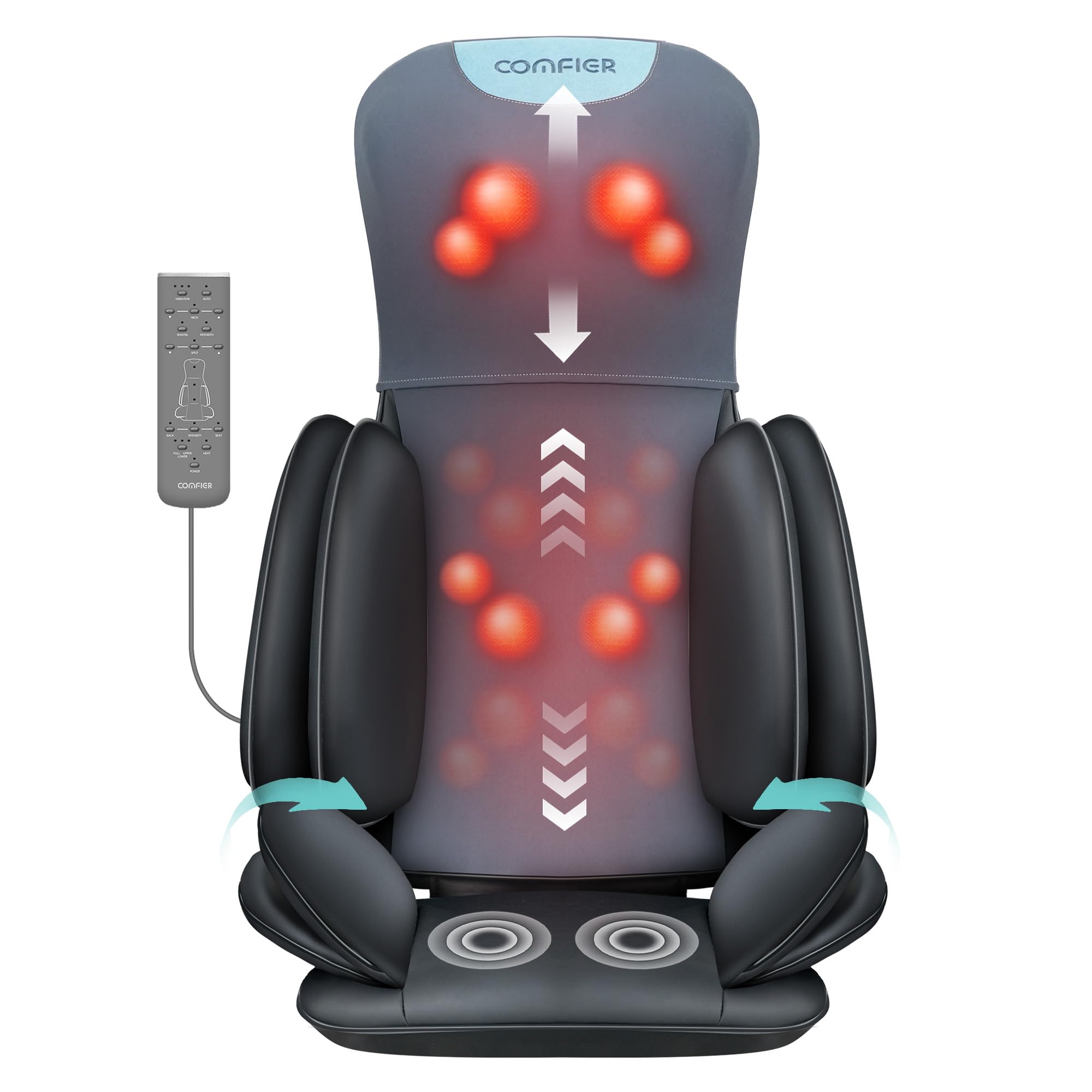 COMFIER Shiatsu Neck & Back Massager with Heat, Full Back Coverage Massage Chair Pad with 4D Kneading & Adjustable Neck Nodes, Waist & Hip Compression, Mother Day Gift for Mom ASIN B0F8VKCMZH high ticket Amazon original image 1