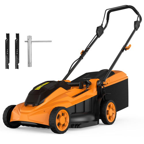 40V Cordless Lawn Mower (No Battery) Compatible with Dewalt 2 * 20VMax Battery, 18" Electric Lawn Mower with 6 Heights Adjustment, Brushless Electric Mower for Garden, Yard ASIN B0GL1ZJC72 high ticket Amazon original image 1