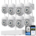 CAMCAMP Wireless Security Camera System,Color Night Vision Wireless Security Camera Outdoor with Auto Tracking,Up to 10CH,360° PTZ,2-Way Audio,2.4/5GHz WiFi, for Home & Business Surveillance Kits ASIN B0FQVFPK47 high ticket Amazon original image 1