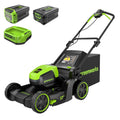 Greenworks 60V 17" Brushless (Push) Cordless Lawn Mower, 4.0Ah Battery + Bonus 4.0Ah Battery (1/3 Acre, 2-in-1, Rapid Charger, Push Button Start) ASIN B0H1K7YZB3 high ticket Amazon original image 1