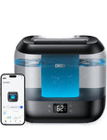 Dreo Smart Humidifiers for Bedroom, Top Fill 4L Supersized Humidifier Large Room with 28 dB, 36H Runtime, Touch/APP/Voice Control, Nightlight, Cool Mist Humidifiers for Baby, Plants, Indoor, Black ASIN B0CCVX6FSD Amazon original image 1