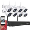Firstrend Wireless Security Camera System with 3TB Local Storage, AI Human Detection, Two-Way Audio, 8CH NVR Kit, Outdoor Home Security Cameras, Motion Detection, Night Vision, No Monthly Fees ASIN B077HX91ZN high ticket Amazon original image 1