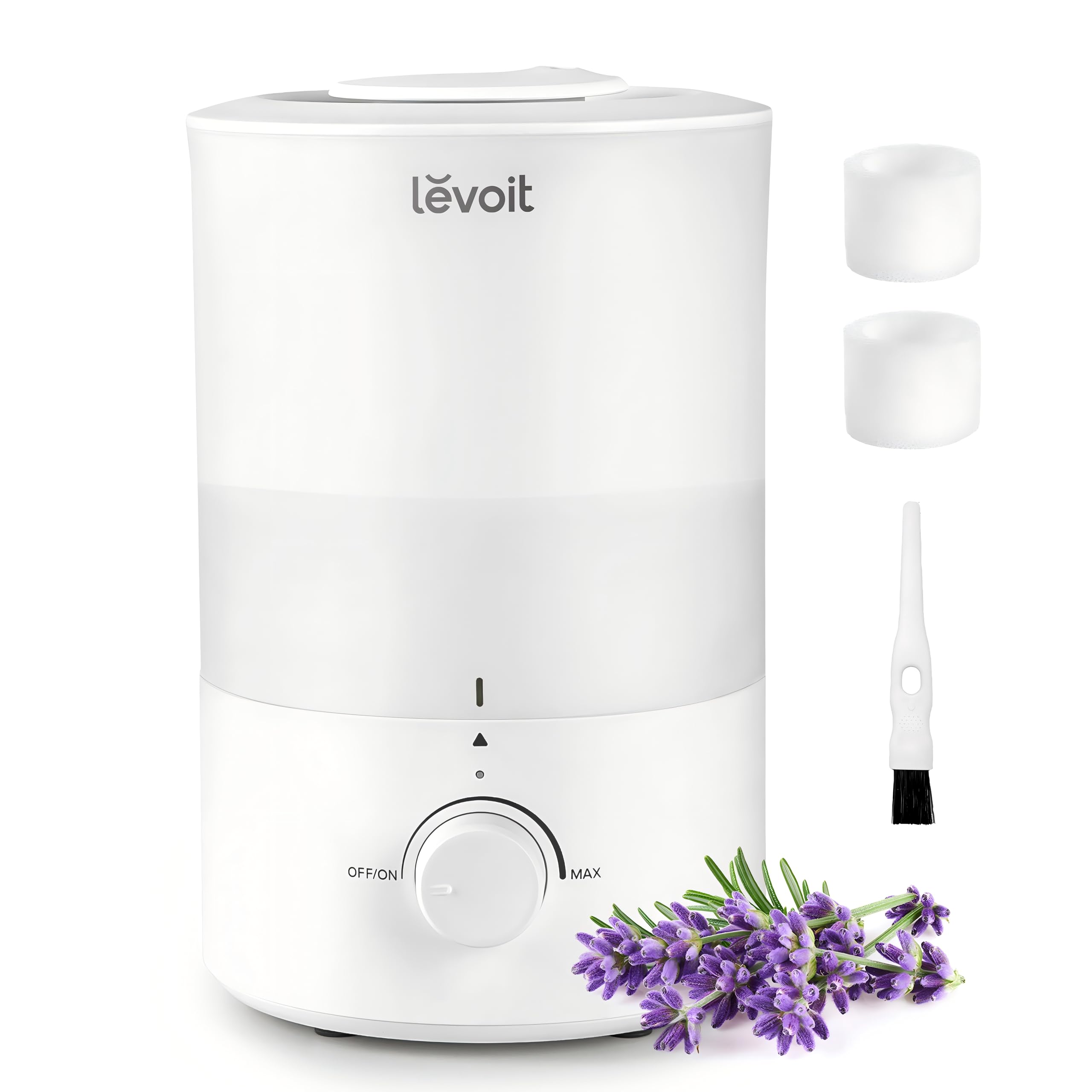 LEVOIT - Humidifiers for Bedroom - Quiet (3L Water Tank) - Cool Mist/Top Fill/Essential Oil Diffuser/25Watt - Home/Large Room - 360° Nozzle - Rapid Ultrasonic Humidification for Baby Nursery/Plant ASIN B09W21XFS5 Amazon original image 1