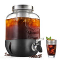 Cold Brew Coffee Maker, 1 Gallon Iced Coffee Maker With Stainless Steel Filter, Heavy Duty Glass Cold Brew Pitcher With Stainless Steel Spigot, Mason Jar Cold Brew Coffee Maker Fast Iced Tea Maker ASIN B0FCYCYVQ2 Amazon original image 1