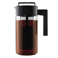 Takeya Deluxe Cold Brew Coffee Maker - BPA-Free Tritan Pitcher with Airtight Leakproof Lid, Silicone Grip Handle, Fine-Mesh Filter - Shatter-Proof, Dishwasher Safe, Made in USA - 1 Quart/Black ASIN B00FFLY64U Amazon original image 1