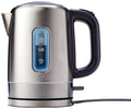 Amazon Basics Electric Stainless Steel Kettle for Tea and Coffee, BPA-Free, Fast Boiling, Auto Shut-Off, 1 Liter, 1500W, Black and Silver ASIN B072DWYBL7 Amazon original image 1