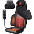 Shiatsu Neck and Back Massager for Chair with Heat, 2 Interchangeable Attachments Full Back Massage Pad Deep Tissue, Adjustable Height 3-Level Intensity for Office Home, Masajeador de Espalda, Black ASIN B0GJZT4B2S high ticket Amazon original image 1