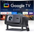 Smart Projector [Bundled with Google TV Stick & 4K Support] with WiFi and Bluetooth, Portable Mini Movie Short Throw Projector Outdoor with Built-in Apps Auto Focus for Home Theater Bedroom Ceiling ASIN B0GF8JB7NH high ticket Amazon original image 1